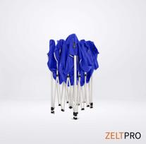 prekybine palapine zeltpro proframe 3x4,5 - Prekybinė Palapinė 3x4,5 Mėlyna Zeltpro PROFRAME - 5 nuotrauka