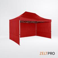 prekybine palapine zeltpro proframe 3x4,5 - Prekybinė Palapinė 3x4,5 Raudona Zeltpro PROFRAME - 4 nuotrauka