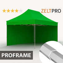 Prekybinė Palapinė 3x4,5 Žalia Zeltpro PROFRAME