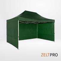 zalia pavesine - Prekybinė Palapinė 3x4,5 Žalia Zeltpro PROFRAME - 4 nuotrauka