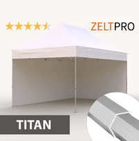 Prekybinė Palapinė 3x4,5 Balta Zeltpro TITAN