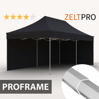 pavesine 3x6 - Prekybinė Palapinė 3x6 Juoda Zeltpro PROFRAME - 2 nuotrauka