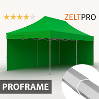 pavesine 3x6 - Prekybinė Palapinė 3x6 Žalia Zeltpro PROFRAME - 1 nuotrauka