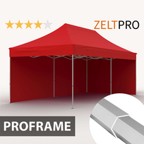 Prekybinė Palapinė 3x6 Raudona Zeltpro PROFRAME