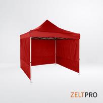 3x3 pavesine lauko - Prekybinė Palapinė 3x3 Raudona Zeltpro PROFRAME - 4 nuotrauka