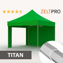 palapiniu stogines - Prekybinė Palapinė 3x3 Žalia Zeltpro TITAN - 1 nuotrauka