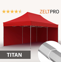 titan 3x6 - Prekybinė Palapinė 3x6 Raudona Zeltpro TITAN - 1 nuotrauka