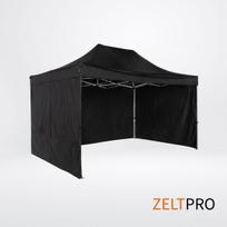 palapiniu stogines - Prekybinė Palapinė 3x4,5 Juoda Zeltpro TITAN - 4 nuotrauka