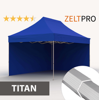 Prekybinė Palapinė 3x4,5 Mėlyna Zeltpro TITAN