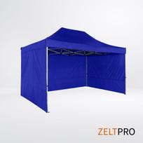 palapiniu stogines - Prekybinė Palapinė 3x4,5 Mėlyna Zeltpro TITAN - 3 nuotrauka