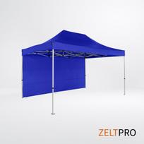 palapiniu stogines - Prekybinė Palapinė 3x4,5 Mėlyna Zeltpro TITAN - 4 nuotrauka