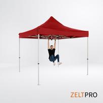 3x3 pavesine lauko - Prekybinė Palapinė 3x3 Raudona Zeltpro TITAN - 4 nuotrauka