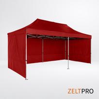 palapine 4x8 - Prekybinė Palapinė 4x8 Raudona Zeltpro TITAN - 4 nuotrauka