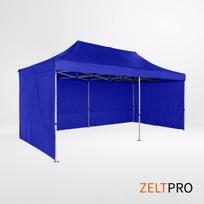 palapine 4x8 - Prekybinė Palapinė 4x8 Mėlyna Zeltpro TITAN - 4 nuotrauka