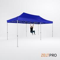 palapine 4x8 - Prekybinė Palapinė 4x8 Mėlyna Zeltpro TITAN - 5 nuotrauka