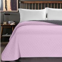 lovatieses 220x240 - DecoKing Axel Bedcover Pink/Charcoal 220x240 - 2 nuotrauka