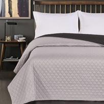 lovatieses 220x240 - DecoKing Axel Bedcover Silver/Black 220x240 - 2 nuotrauka