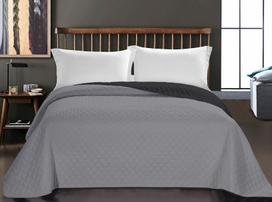 lovatiese 240x260 - DecoKing Axel Bedcover Charcoal/Silver 240x260 - 1 nuotrauka