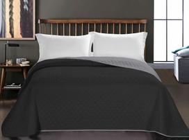 lovatiese 240x260 - DecoKing Axel Bedcover Charcoal/Silver 240x260 - 2 nuotrauka