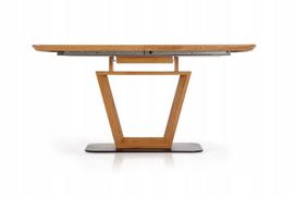 azuolo faneruote - Valgomojo stalas Halmar Blacky 2 Oak, 1600 - 2200x900x760 mm - 3 nuotrauka