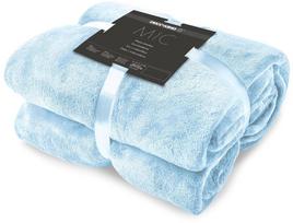 DecoKing Mic Blanket Baby Blue 200x220