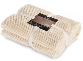 mikrofibra - DecoKing Henry Blanket Cream 150x200 - 2 nuotrauka