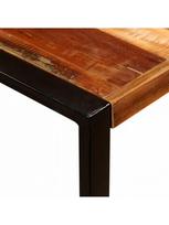 rudas valgomasis stalas - Valgomojo stalas VLX Solid Reclaimed Wood 243999, rudas/įvairių spalvų, 1800 mm x 900 mm x 760 mm - 6 nuotrauka