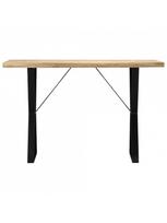 pigu lt valgomojo stalai - Valgomojo stalas VLX Solid Mango Wood 247949, šviesiai ruda/medžio, 1200 mm x 600 mm x 760 mm - 2 nuotrauka