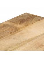 pigu lt valgomojo stalai - Valgomojo stalas VLX Solid Mango Wood 247949, šviesiai ruda/medžio, 1200 mm x 600 mm x 760 mm - 8 nuotrauka