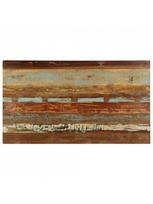 rudas valgomasis stalas - Valgomojo stalas VLX Solid Reclaimed Wood 247948, šviesiai ruda, 1400 mm x 800 mm x 760 mm - 7 nuotrauka