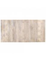 masyvo stalas 1800 - Valgomojo stalas VLX Solid Mango Wood 321688, juodas/medžio, 1800 mm x 900 mm x 760 mm - 3 nuotrauka