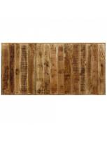 akiniu kojeles - Valgomojo stalas VLX Solid Mango Wood 244805, rudas/medžio, 1800 mm x 900 mm x 760 mm - 6 nuotrauka
