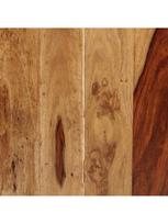 tamsinti akiniai - Valgomojo stalas VLX Solid Sheesham Wood 247419, tamsiai ruda, 1600 mm x 800 mm x 750 mm - 4 nuotrauka
