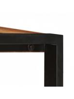 tamsinti akiniai - Valgomojo stalas VLX Solid Sheesham Wood 247419, tamsiai ruda, 1600 mm x 800 mm x 750 mm - 6 nuotrauka
