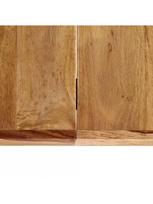 tamsinti akiniai - Valgomojo stalas VLX Solid Sheesham Wood 247419, tamsiai ruda, 1600 mm x 800 mm x 750 mm - 7 nuotrauka