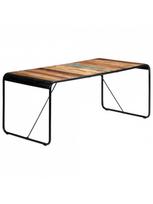 Valgomojo stalas VLX Solid Reclaimed Wood 247862, rudas, 1800 mm x 900 mm x 760 mm