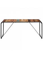 rudas valgomasis stalas - Valgomojo stalas VLX Solid Reclaimed Wood 247862, rudas, 1800 mm x 900 mm x 760 mm - 2 nuotrauka