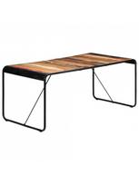 rudas valgomasis stalas - Valgomojo stalas VLX Solid Reclaimed Wood 247862, rudas, 1800 mm x 900 mm x 760 mm - 8 nuotrauka