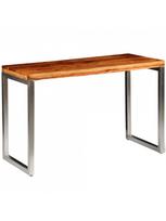 Valgomojo stalas VLX Solid Sheesham Wood 242126, rudas, 1150 mm x 550 mm x 760 mm