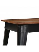 600 x 1200 - Valgomojo stalas VLX Solid Acacia Wood 246295, rudas, 1200 mm x 600 mm x 760 mm - 9 nuotrauka