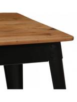 600 x 1200 - Valgomojo stalas VLX Solid Acacia Wood 246295, rudas, 1200 mm x 600 mm x 760 mm - 10 nuotrauka