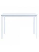 Valgomojo stalas VLX Dining Table 247362, baltas, 1140 mm x 710 mm x 750 mm