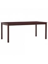 tamsinti akiniai - Valgomojo stalas VLX Pinewood, tamsiai ruda, 1800 mm x 900 mm x 730 mm - 1 nuotrauka