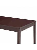 tamsinti akiniai - Valgomojo stalas VLX Pinewood, tamsiai ruda, 1800 mm x 900 mm x 730 mm - 4 nuotrauka