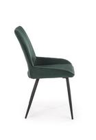 zalios valgomojo kedes - Halmar K404 Chair Dark Green - 2 nuotrauka