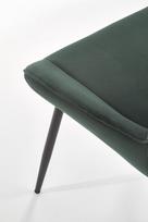 zalios valgomojo kedes - Halmar K404 Chair Dark Green - 6 nuotrauka
