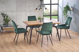 zalios valgomojo kedes - Halmar K404 Chair Dark Green - 10 nuotrauka
