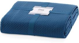 lovatiese 240x260 - AmeliaHome Carmen Bedcover Dark Blue 240x260 - 2 nuotrauka