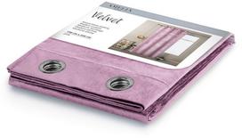 AmeliaHome Velvet Curtains Pink 140x245cm