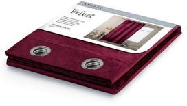 velvet uzuolaidos - AmeliaHome Velvet Curtains Wine 140x245cm - 2 nuotrauka
